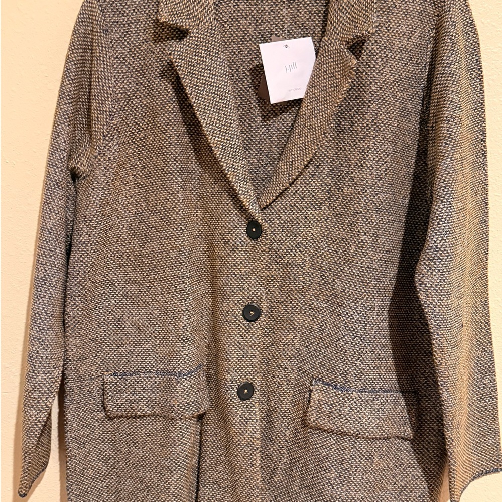 J. Jill Brown Textured Jacket